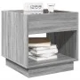 Mesa de centro con Infinity LED gris Sonoma 50x50x50 cm by , Nightstands - Ref: Foro24-3284089, Price: 84,60 €, Discount: %