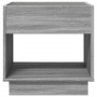 Mesa de centro con Infinity LED gris Sonoma 50x50x50 cm de , Mesitas de noche - Ref: Foro24-3284089, Precio: 85,27 €, Descuen...