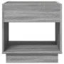 Mesa de centro con Infinity LED gris Sonoma 50x50x50 cm by , Nightstands - Ref: Foro24-3284089, Price: 84,60 €, Discount: %