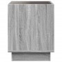 Mesa de centro con Infinity LED gris Sonoma 50x50x50 cm de , Mesitas de noche - Ref: Foro24-3284089, Precio: 85,27 €, Descuen...