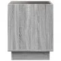 Mesa de centro con Infinity LED gris Sonoma 50x50x50 cm by , Nightstands - Ref: Foro24-3284089, Price: 84,60 €, Discount: %