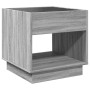 Mesa de centro con Infinity LED gris Sonoma 50x50x50 cm de , Mesitas de noche - Ref: Foro24-3284089, Precio: 85,27 €, Descuen...