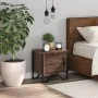 Nachttisch aus braunem Eichenfurnierholz, 40x30x40 cm. von , Nachttische - Ref: Foro24-848522, Preis: 34,01 €, Rabatt: %