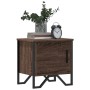 Nachttisch aus braunem Eichenfurnierholz, 40x30x40 cm. von , Nachttische - Ref: Foro24-848522, Preis: 34,52 €, Rabatt: %