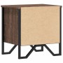Nachttisch aus braunem Eichenfurnierholz, 40x30x40 cm. von , Nachttische - Ref: Foro24-848522, Preis: 34,52 €, Rabatt: %