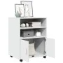 Rollschrank aus weißem Ingenieurholz 60x48x81 cm von , Aktenschränke - Ref: Foro24-853164, Preis: 80,96 €, Rabatt: %