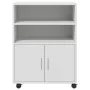 Rollschrank aus weißem Ingenieurholz 60x48x81 cm von , Aktenschränke - Ref: Foro24-853164, Preis: 80,96 €, Rabatt: %