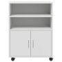 Rollschrank aus weißem Ingenieurholz 60x48x81 cm von , Aktenschränke - Ref: Foro24-853164, Preis: 82,22 €, Rabatt: %