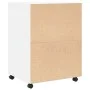 Rollschrank aus weißem Ingenieurholz 60x48x81 cm von , Aktenschränke - Ref: Foro24-853164, Preis: 80,96 €, Rabatt: %