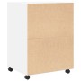 Rollschrank aus weißem Ingenieurholz 60x48x81 cm von , Aktenschränke - Ref: Foro24-853164, Preis: 82,22 €, Rabatt: %