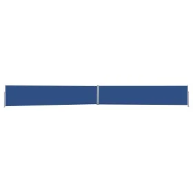 Ausziehbare Seitenmarkise für Terrasse blau 140x1200 cm von vidaXL, Sonnenschirme - Ref: Foro24-313391, Preis: 91,92 €, Rabat...