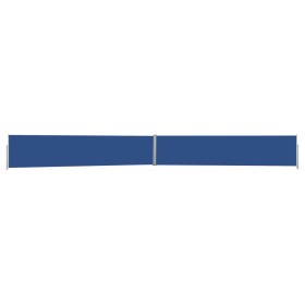 Retractable side awning for patio blue 140x1200 cm by vidaXL, Umbrellas - Ref: Foro24-313391, Price: 113,15 €, Discount: %