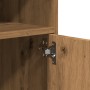 Armario con ruedas madera ingeniería roble artisian 60x48x81 cm de , Armarios archivadores - Ref: Foro24-853172, Precio: 91,8...