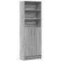 Aparador con LED madera ingeniería gris Sonoma 69x32,5x200 cm de , Aparadores - Ref: Foro24-3307910, Precio: 123,66 €, Descue...