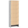 Aparador con LED madera ingeniería gris Sonoma 69x32,5x200 cm by , Sideboards - Ref: Foro24-3307910, Price: 125,17 €, Discoun...