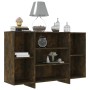 Rauchiger Eichenfurnier-Holzschrank 120x30x75 cm von vidaXL, Sideboards - Ref: Foro24-813065, Preis: 66,82 €, Rabatt: %