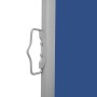 Ausziehbare Seitenmarkise für Terrasse blau 140x1200 cm von vidaXL, Sonnenschirme - Ref: Foro24-313391, Preis: 113,15 €, Raba...