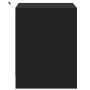 Mesitas de noche con luces LED 2 uds madera ingeniería negra by , Nightstands - Ref: Foro24-852050, Price: 93,05 €, Discount: %