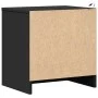 Mesitas de noche con luces LED 2 uds madera ingeniería negra by , Nightstands - Ref: Foro24-852050, Price: 93,05 €, Discount: %