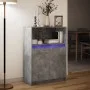 Sideboard mit LED-Beleuchtung, Holzoptik in Grau-Beton, 72x34x100 cm. von , Sideboards - Ref: Foro24-852162, Preis: 75,77 €, ...