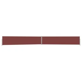 Retractable side awning for brown patio 170x1200 cm by vidaXL, Umbrellas - Ref: Foro24-313396, Price: 171,78 €, Discount: %