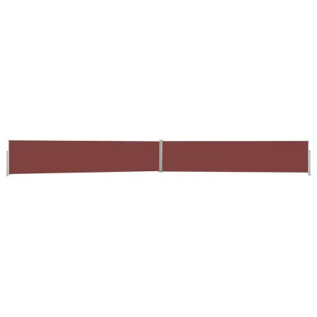Retractable side awning for brown patio 170x1200 cm by vidaXL, Umbrellas - Ref: Foro24-313396, Price: 171,78 €, Discount: %