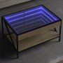 Mitteltisch mit Infinity LED Eiche Sonoma 70x50x38 cm von , Couchtisch - Ref: Foro24-847703, Preis: 92,59 €, Rabatt: %