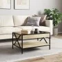 Mesa de centro con Infinity LED roble Sonoma 70x50x38 cm by , Coffee table - Ref: Foro24-847703, Price: 91,46 €, Discount: %