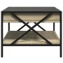 Mesa de centro con Infinity LED roble Sonoma 70x50x38 cm by , Coffee table - Ref: Foro24-847703, Price: 91,46 €, Discount: %