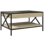 Mesa de centro con Infinity LED roble Sonoma 70x50x38 cm by , Coffee table - Ref: Foro24-847703, Price: 91,46 €, Discount: %