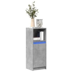 Sideboard mit LED-Beleuchtung, Holzoptik in Grau-Beton, 38x34x100 cm. von , Sideboards - Ref: Foro24-852169, Preis: 54,86 €, ...