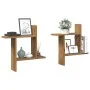 Estantes pared 2 uds madera ingeniería artisian 50x12x50 cm by , Shelves and shelves - Ref: Foro24-853262, Price: 27,33 €, Di...