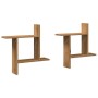 Estantes pared 2 uds madera ingeniería artisian 50x12x50 cm by , Shelves and shelves - Ref: Foro24-853262, Price: 27,83 €, Di...