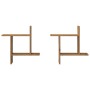 Estantes pared 2 uds madera ingeniería artisian 50x12x50 cm by , Shelves and shelves - Ref: Foro24-853262, Price: 27,83 €, Di...