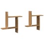 Estantes pared 2 uds madera ingeniería artisian 50x12x50 cm by , Shelves and shelves - Ref: Foro24-853262, Price: 27,83 €, Di...