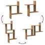 Estantes pared 2 uds madera ingeniería artisian 50x12x50 cm by , Shelves and shelves - Ref: Foro24-853262, Price: 27,83 €, Di...