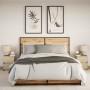 Mesitas de noche luces LED 2 uds madera ingeniería roble Sonoma by , Nightstands - Ref: Foro24-852038, Price: 87,33 €, Discou...