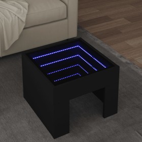 Mesa de centro con Infinity LED negro 40x40x30 cm von , Couchtisch - Ref: Foro24-847596, Preis: 65,07 €, Rabatt: %