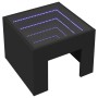 Mesa de centro con Infinity LED negro 40x40x30 cm by , Coffee table - Ref: Foro24-847596, Price: 65,07 €, Discount: %