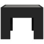 Mesa de centro con Infinity LED negro 40x40x30 cm by , Coffee table - Ref: Foro24-847596, Price: 65,07 €, Discount: %