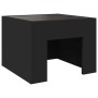 Mesa de centro con Infinity LED negro 40x40x30 cm by , Coffee table - Ref: Foro24-847596, Price: 65,07 €, Discount: %