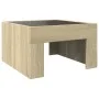 Mesa de centro con Infinity LED roble Sonoma 50x50x30 cm von , Couchtisch - Ref: Foro24-847604, Preis: 68,37 €, Rabatt: %