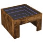Mesa de centro con Infinity LED roble ahumado 50x50x30 cm de , Mesas de centro - Ref: Foro24-847606, Precio: 80,65 €, Descuen...