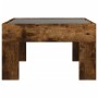 Mesa de centro con Infinity LED roble ahumado 50x50x30 cm de , Mesas de centro - Ref: Foro24-847606, Precio: 80,65 €, Descuen...