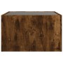 Mesa de centro con Infinity LED roble ahumado 50x50x30 cm de , Mesas de centro - Ref: Foro24-847606, Precio: 80,65 €, Descuen...