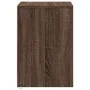 Mesitas de noche luces LED 2 uds madera ingeniería roble marrón by , Nightstands - Ref: Foro24-852046, Price: 86,22 €, Discou...