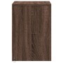 Mesitas de noche luces LED 2 uds madera ingeniería roble marrón by , Nightstands - Ref: Foro24-852046, Price: 87,37 €, Discou...