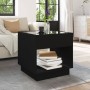 Mesa de centro con Infinity LED negro 50x50x50 cm de , Mesas de centro - Ref: Foro24-847652, Precio: 91,28 €, Descuento: %