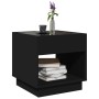 Mesa de centro con Infinity LED negro 50x50x50 cm de , Mesas de centro - Ref: Foro24-847652, Precio: 91,28 €, Descuento: %