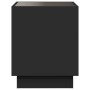 Mesa de centro con Infinity LED negro 50x50x50 cm de , Mesas de centro - Ref: Foro24-847652, Precio: 91,28 €, Descuento: %